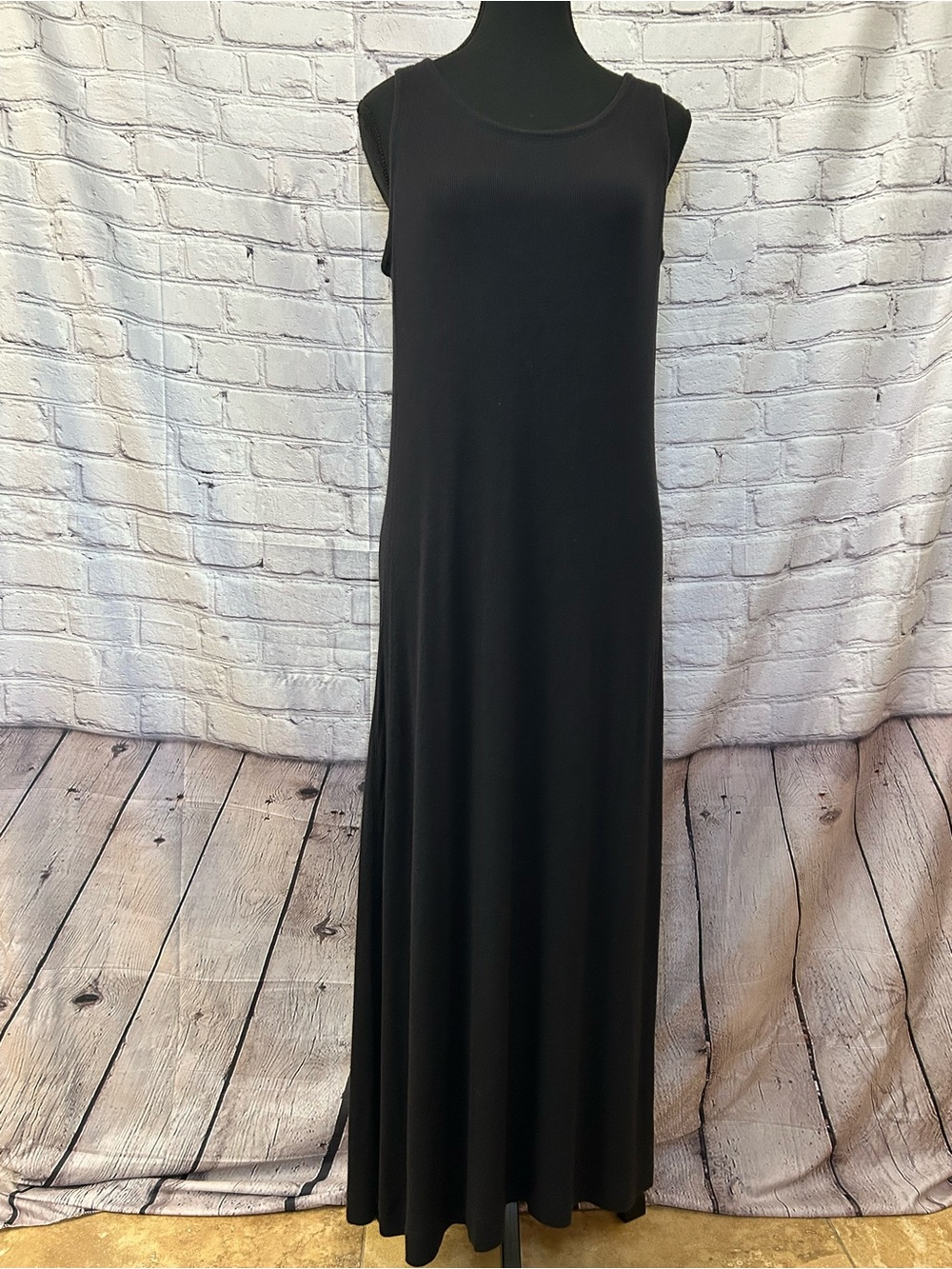 Athleta Black Sleeveless Maxi Dress